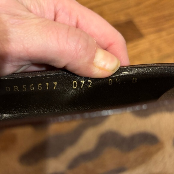 Salvatore Ferragamo | Brown Leopard Pony Hair Heel‎ Bow Pump Sz 8.5 - Picture 3 of 6